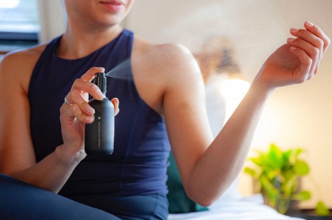 Applying a Sleep Spray